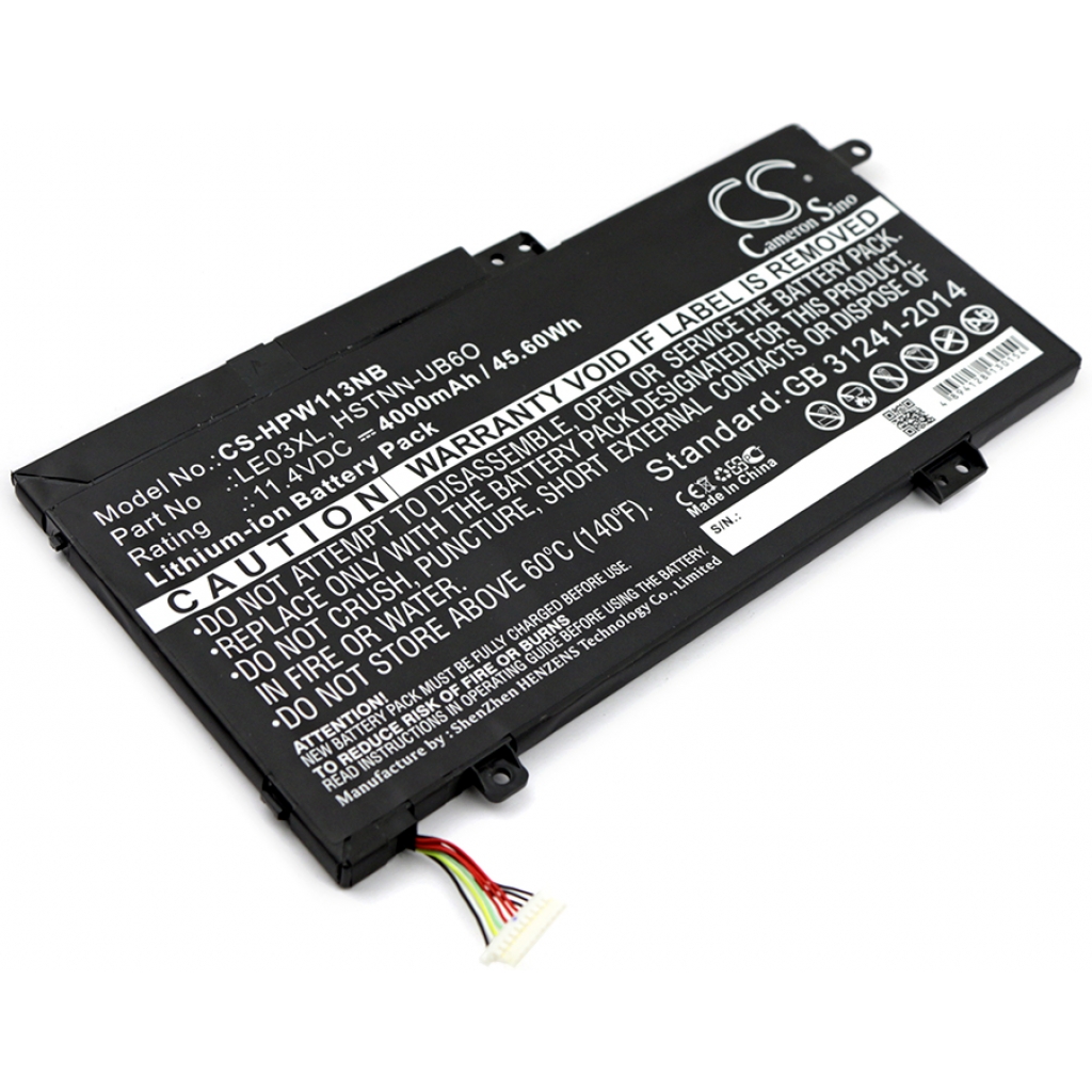 Batterier Ersätter TPN-W114