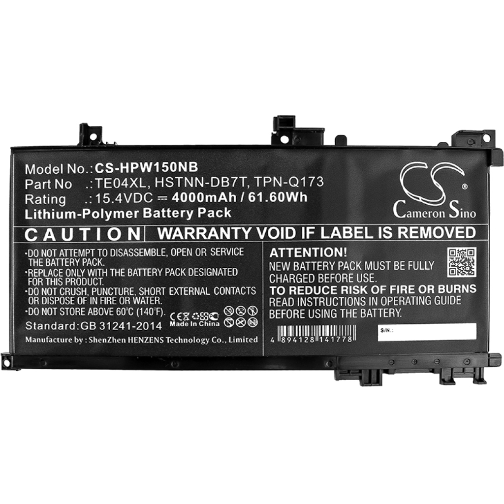 Battery Replaces TE04061XL