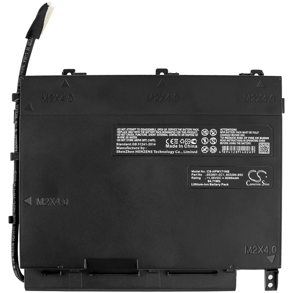 Batterier Ersätter Omen 17-W104NA