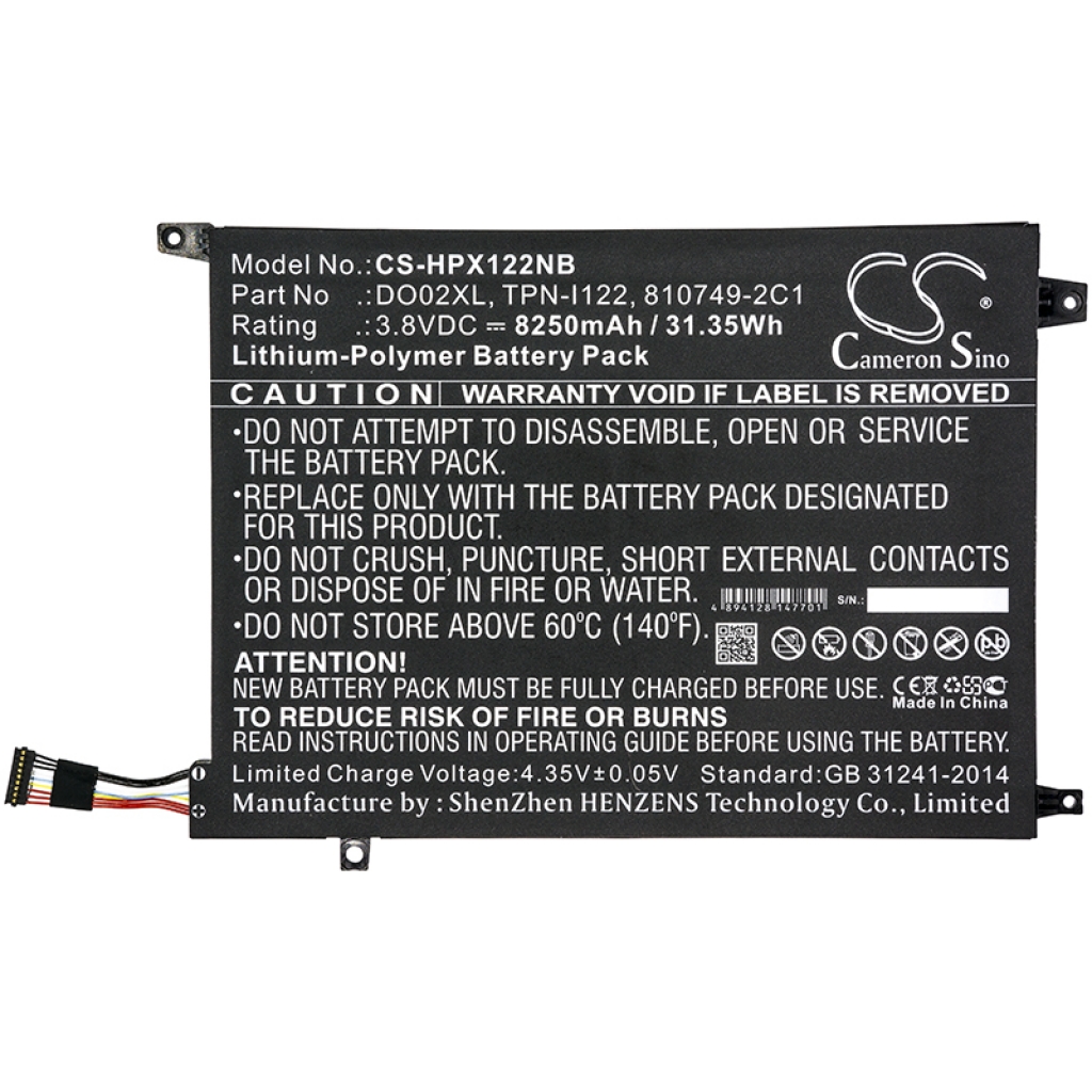 Batterier Ersätter TPN-I121