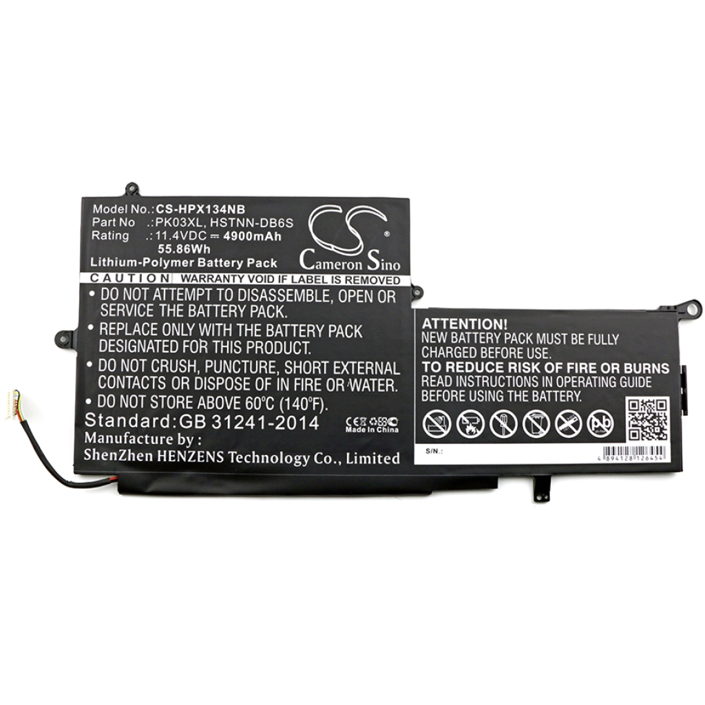 Battery Replaces PK03XL