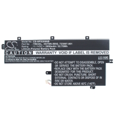 Compatible battery replacement for HP 723922-171,723922-2B1,723997-001,G96TA016H,HSTNN-DB5G...