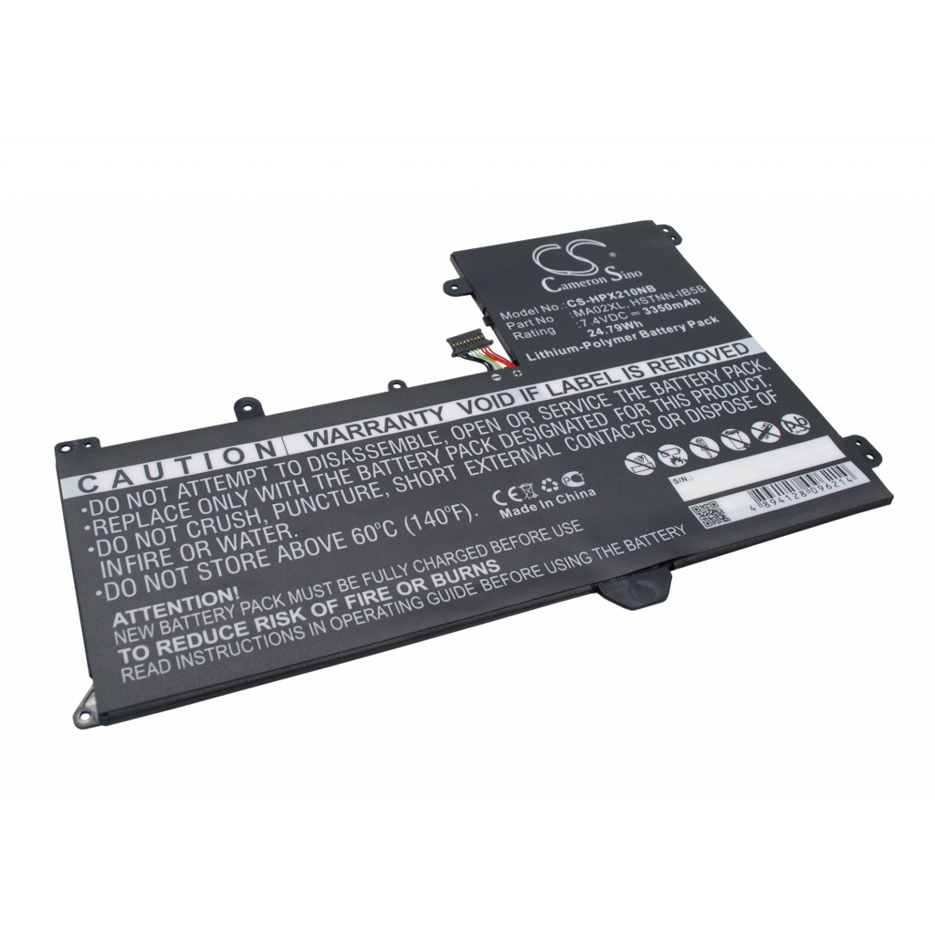 Batterier Ersätter SlateBook 101" X2 10-10-h010NR