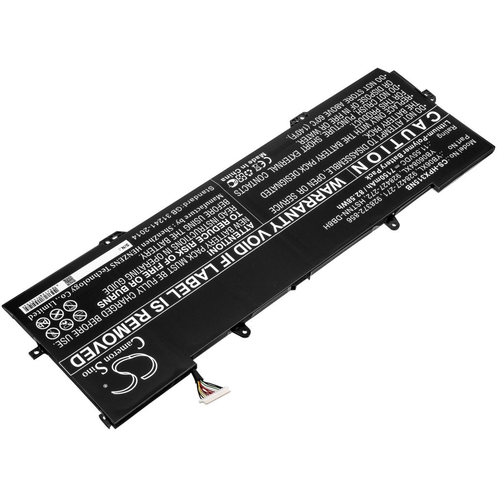 Batterier Ersätter Spectre X360 15-CH009NG