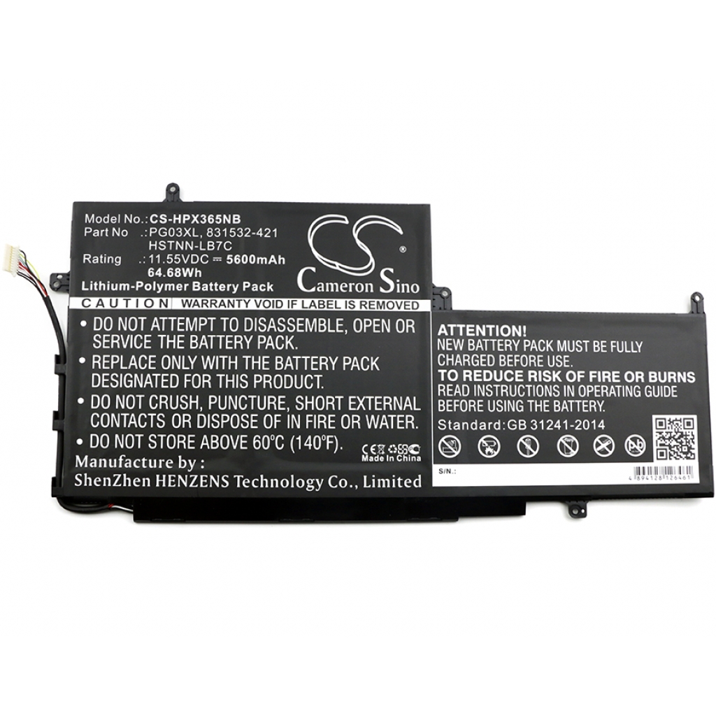 Batterier Ersätter TPN-Q168