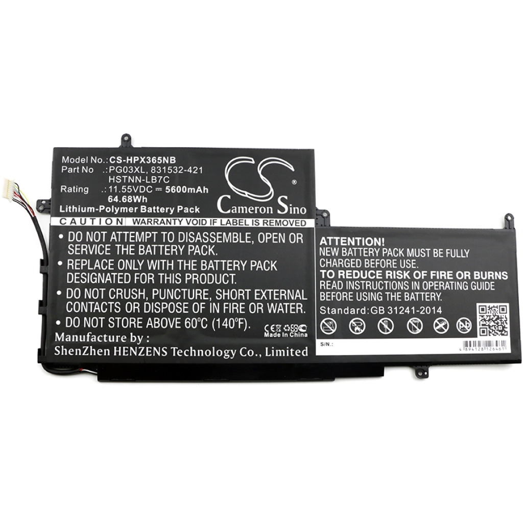 Battery Replaces PG03064XL