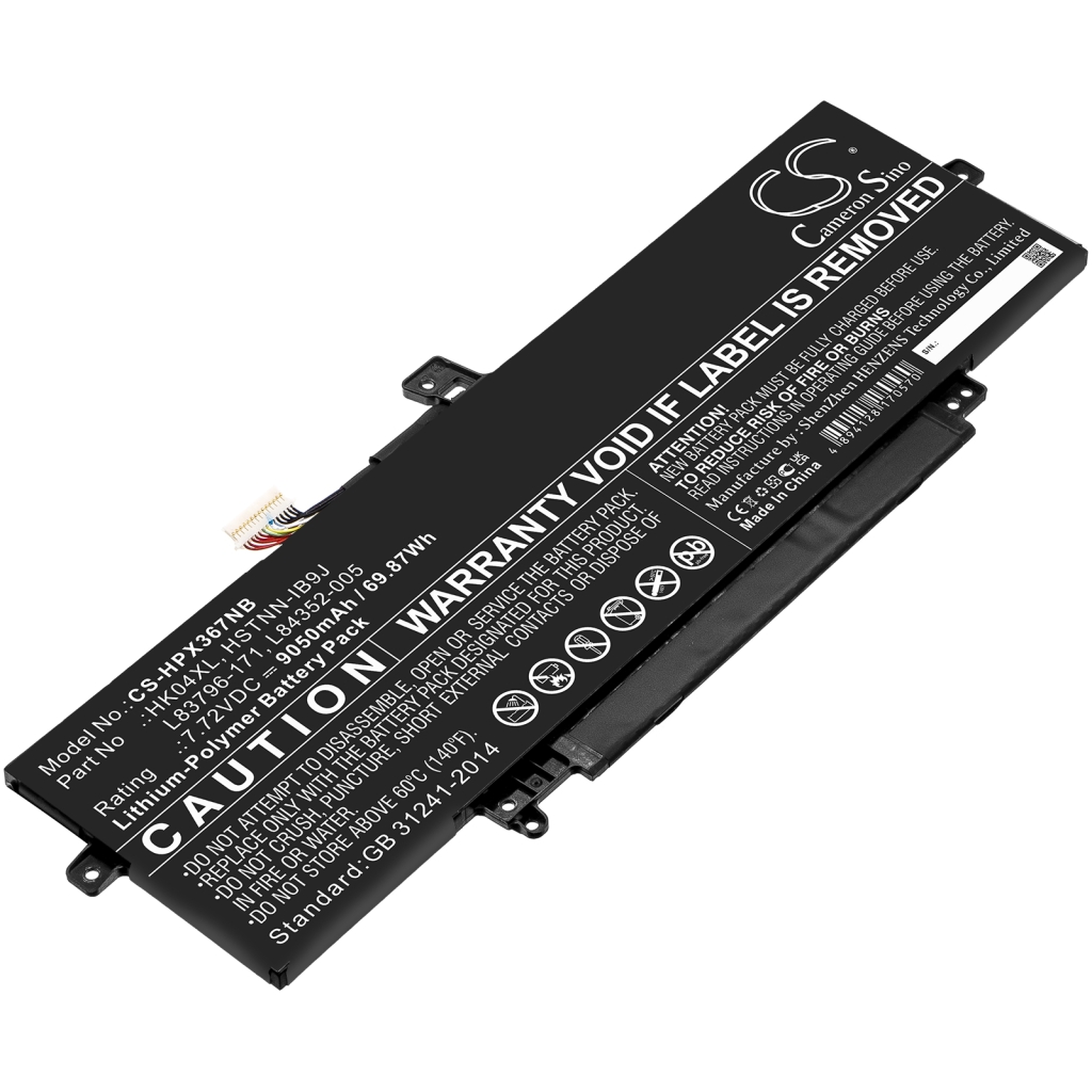 Batterier Ersätter EliteBook x360 1040 G7 229N8EA