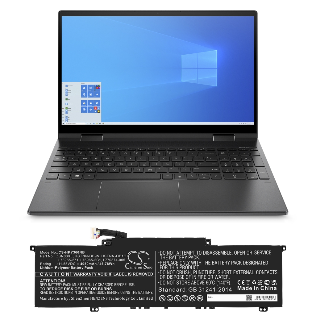 Notebook battery HP CS-HPY360NB