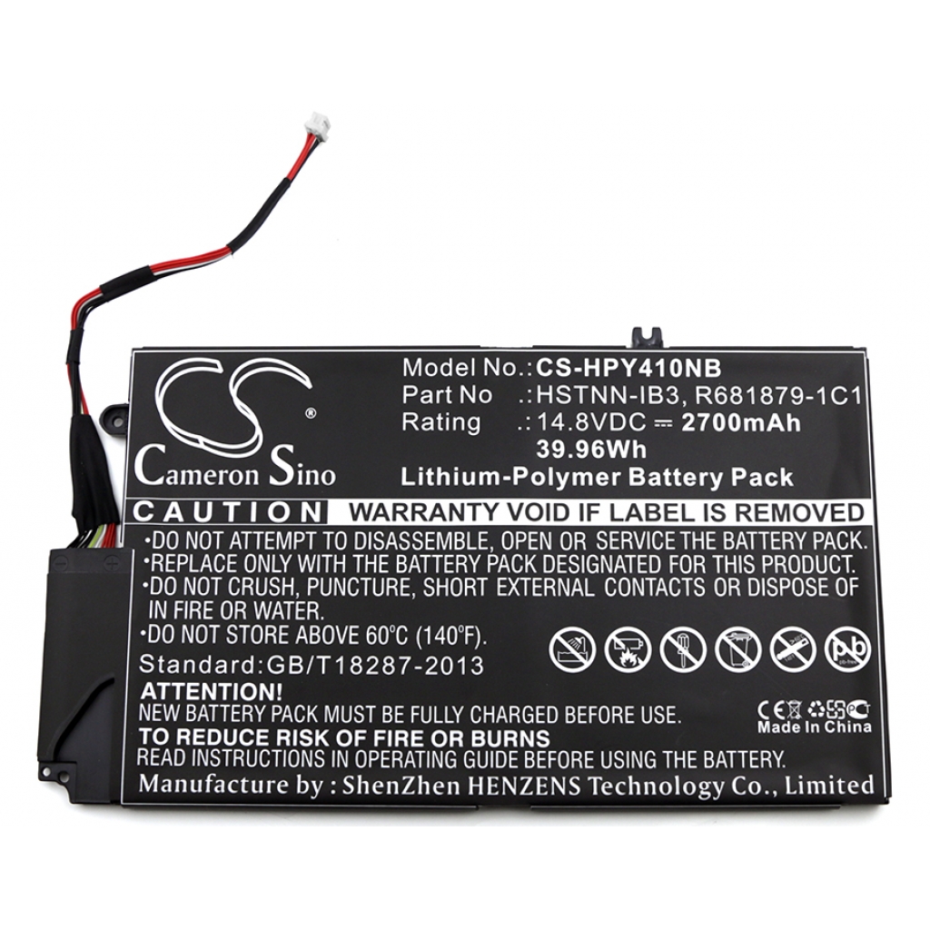 Batterier Ersätter ENVY 4-1040LA