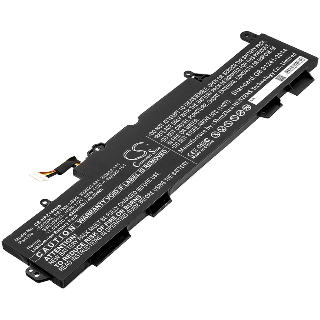 Batterier Ersätter ZBook 14u G5 (3JZ81AW)