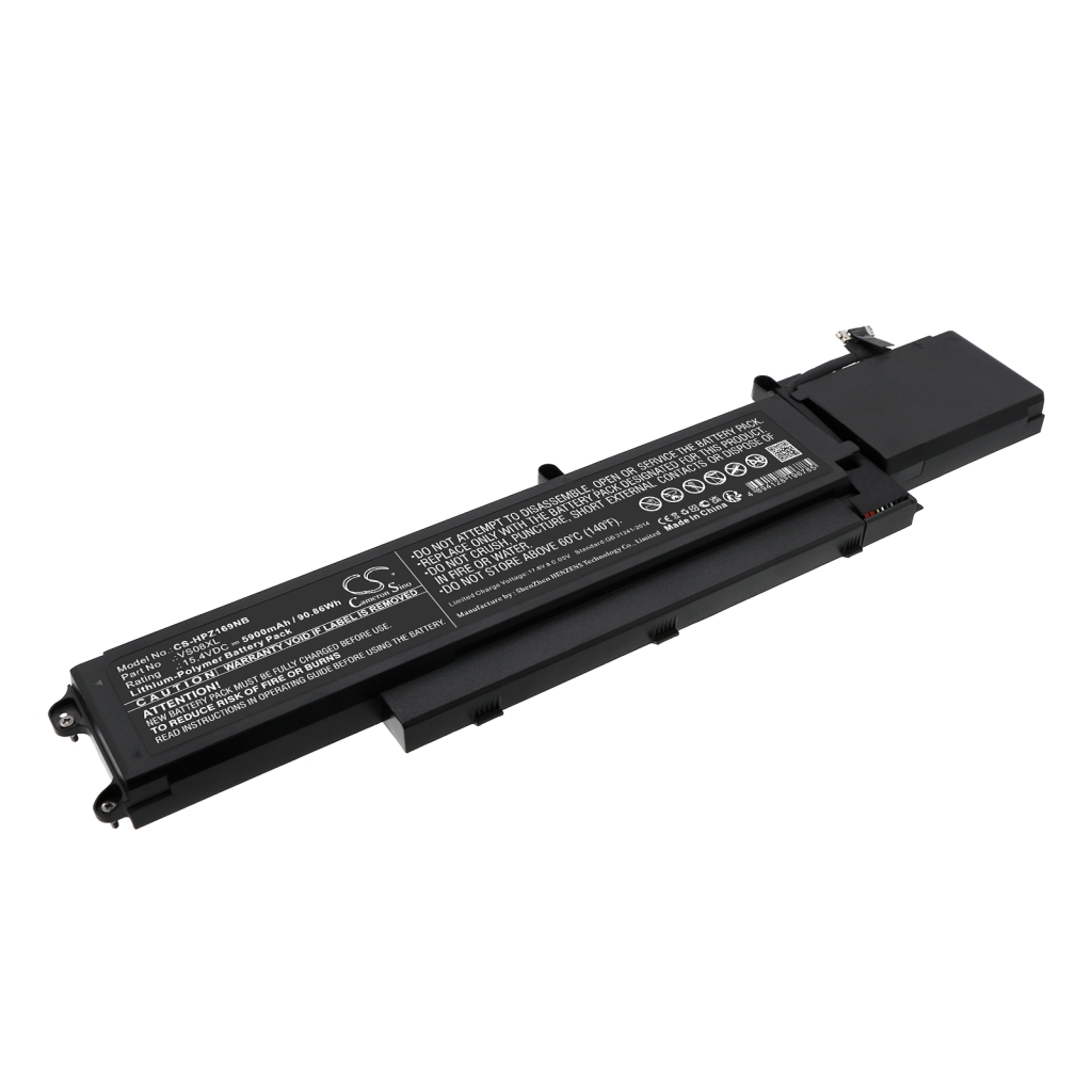 Batterier Ersätter ZBook Fury 16 G9 6X1G1PA