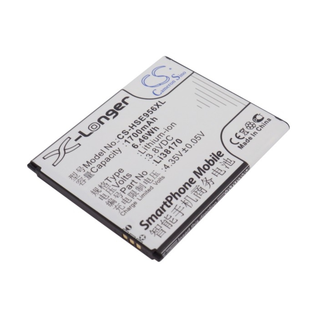 Compatible battery replacement for Hisense LI38170