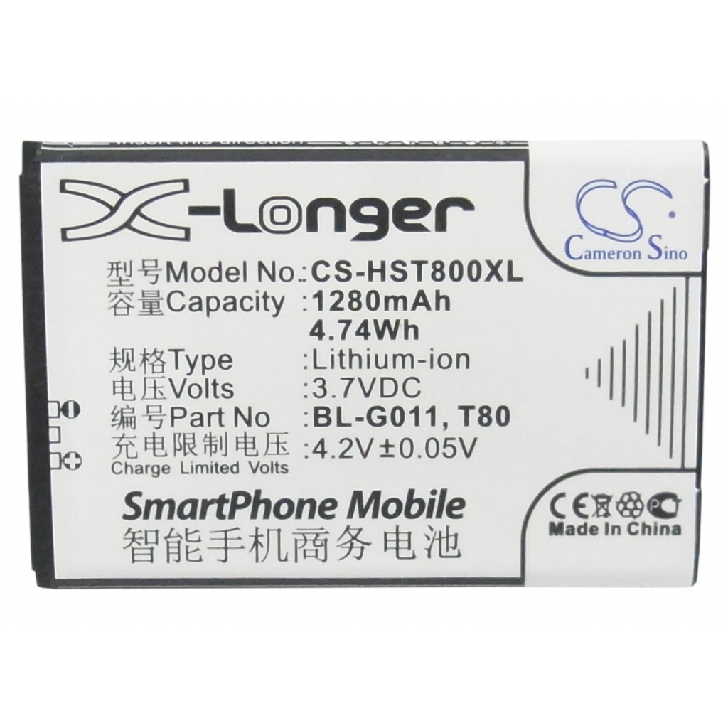 Batterier till mobiltelefoner Hisense CS-HST800XL