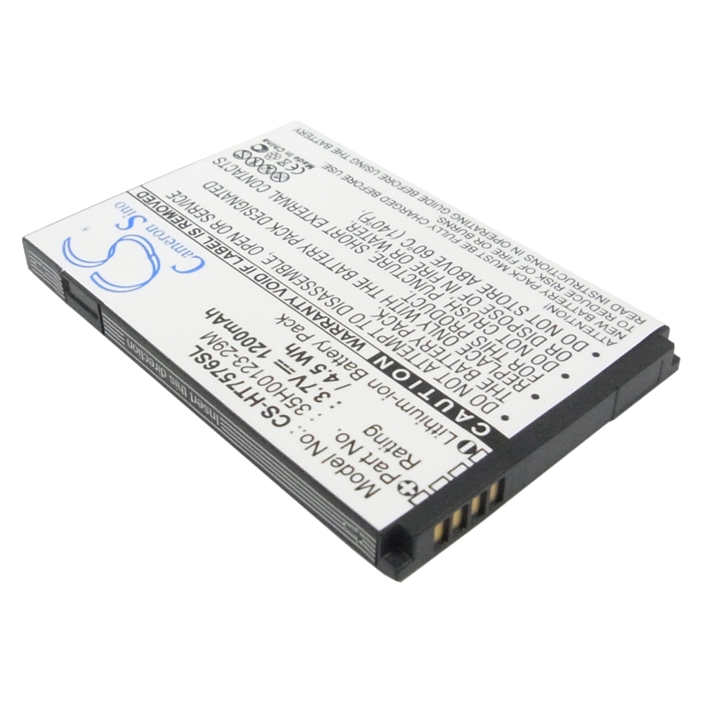 Batterier till mobiltelefoner HTC CS-HT7576SL