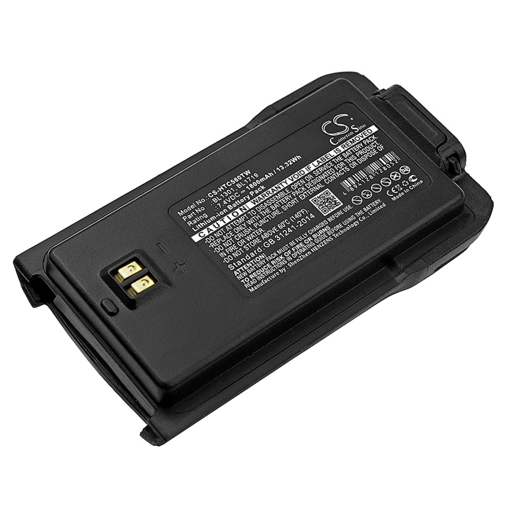 Batterier till radioapparater HYT CS-HTC580TW