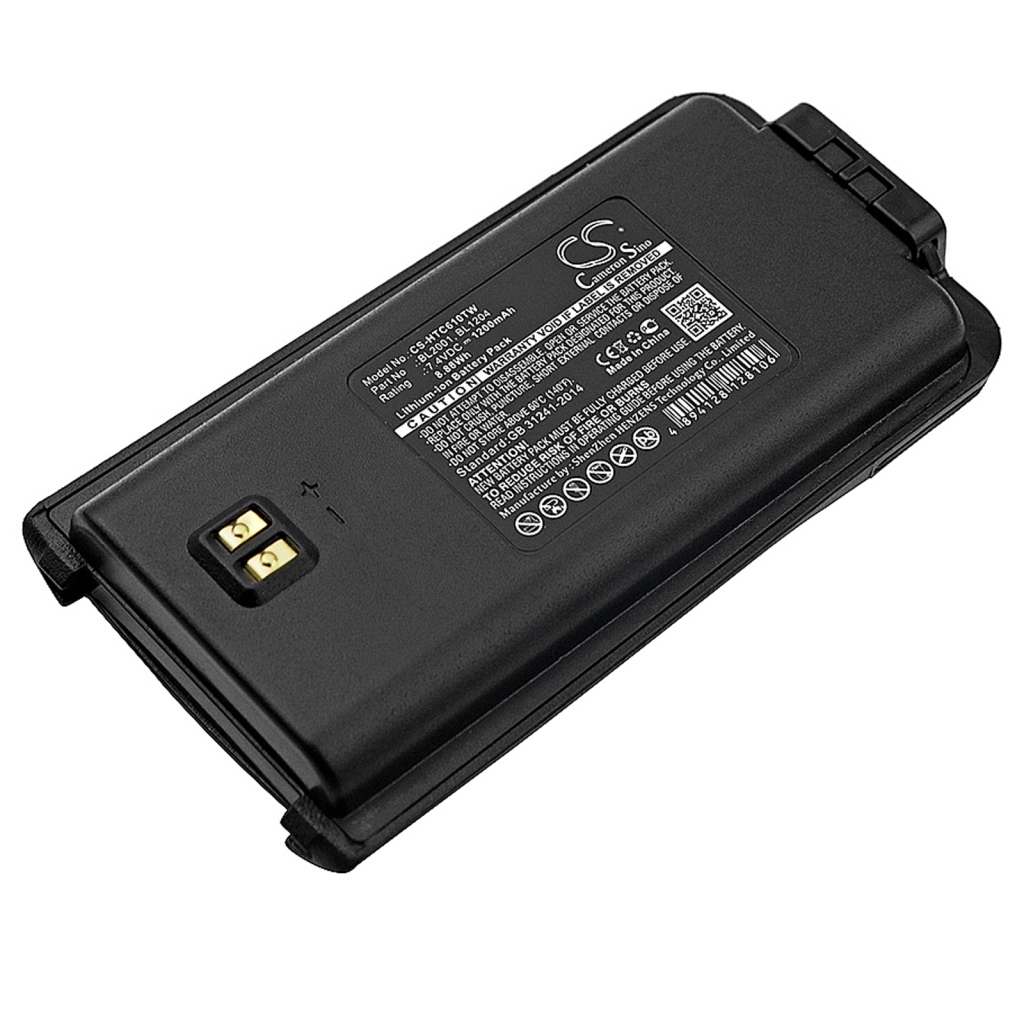 Batterier till radioapparater Hytera CS-HTC610TW