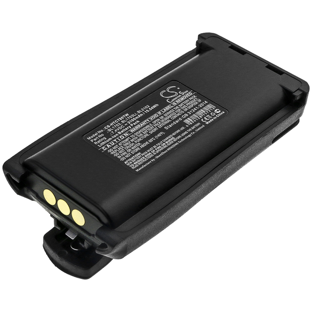 Batterier till radioapparater Hytera CS-HTC780TW