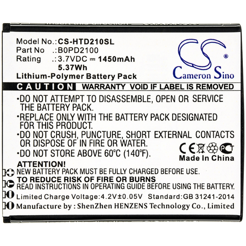 Battery Replaces B0PD2100