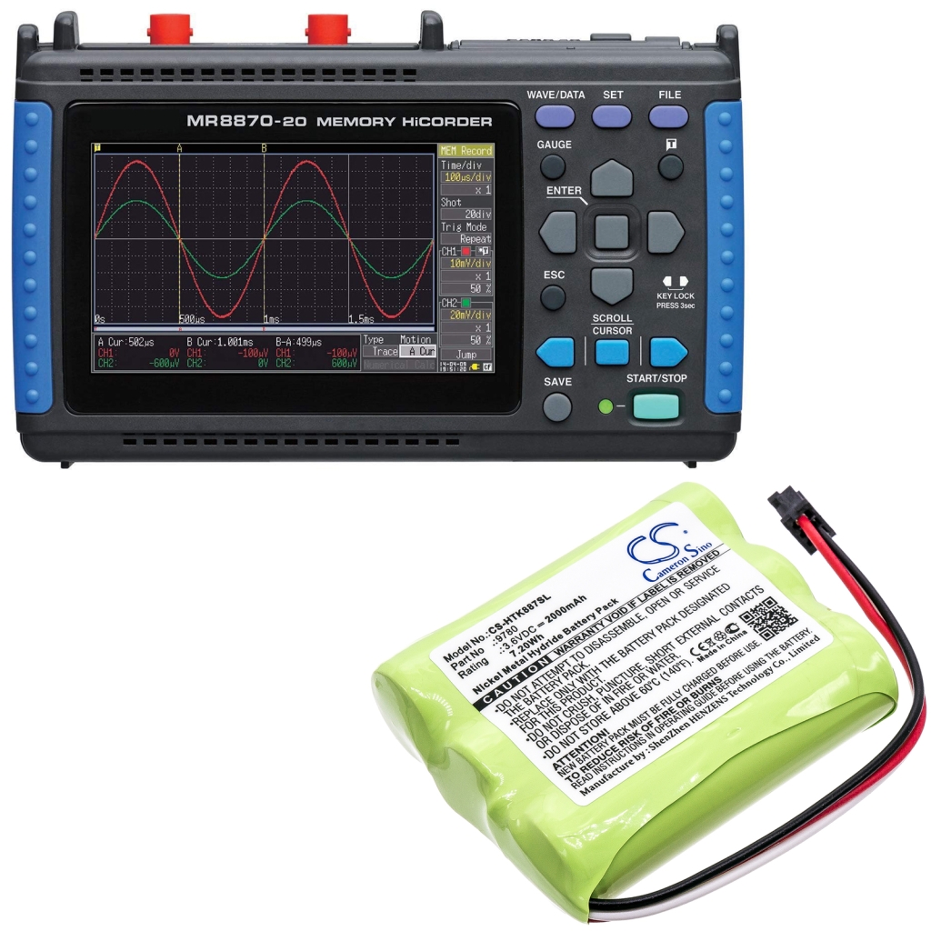 Batterier för verktyg Hioki CS-HTK887SL