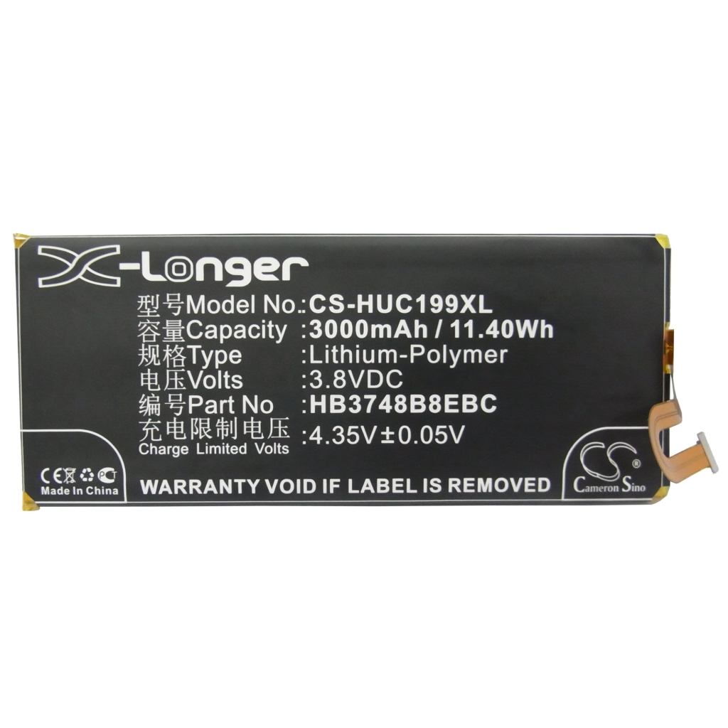 Batterier Ersätter Ascend G7