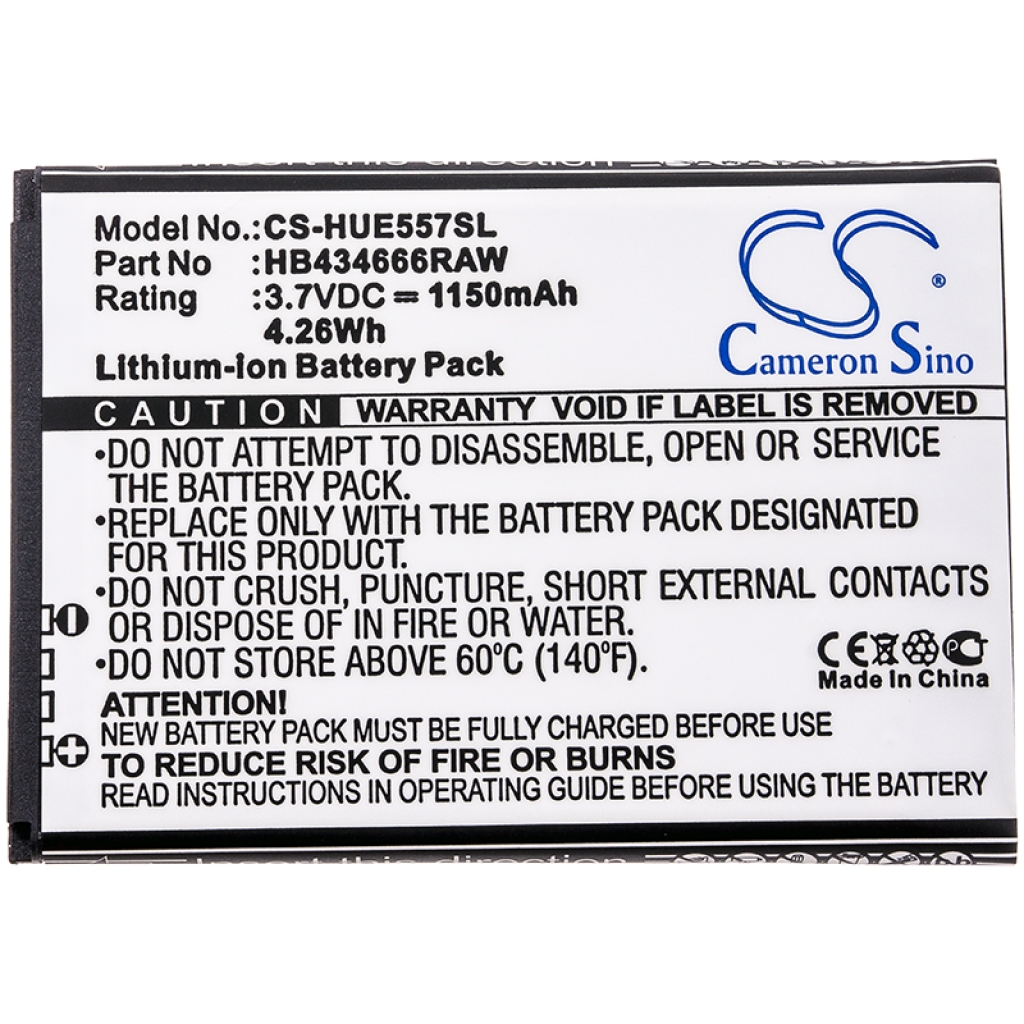 Battery Replaces HB434666RBC