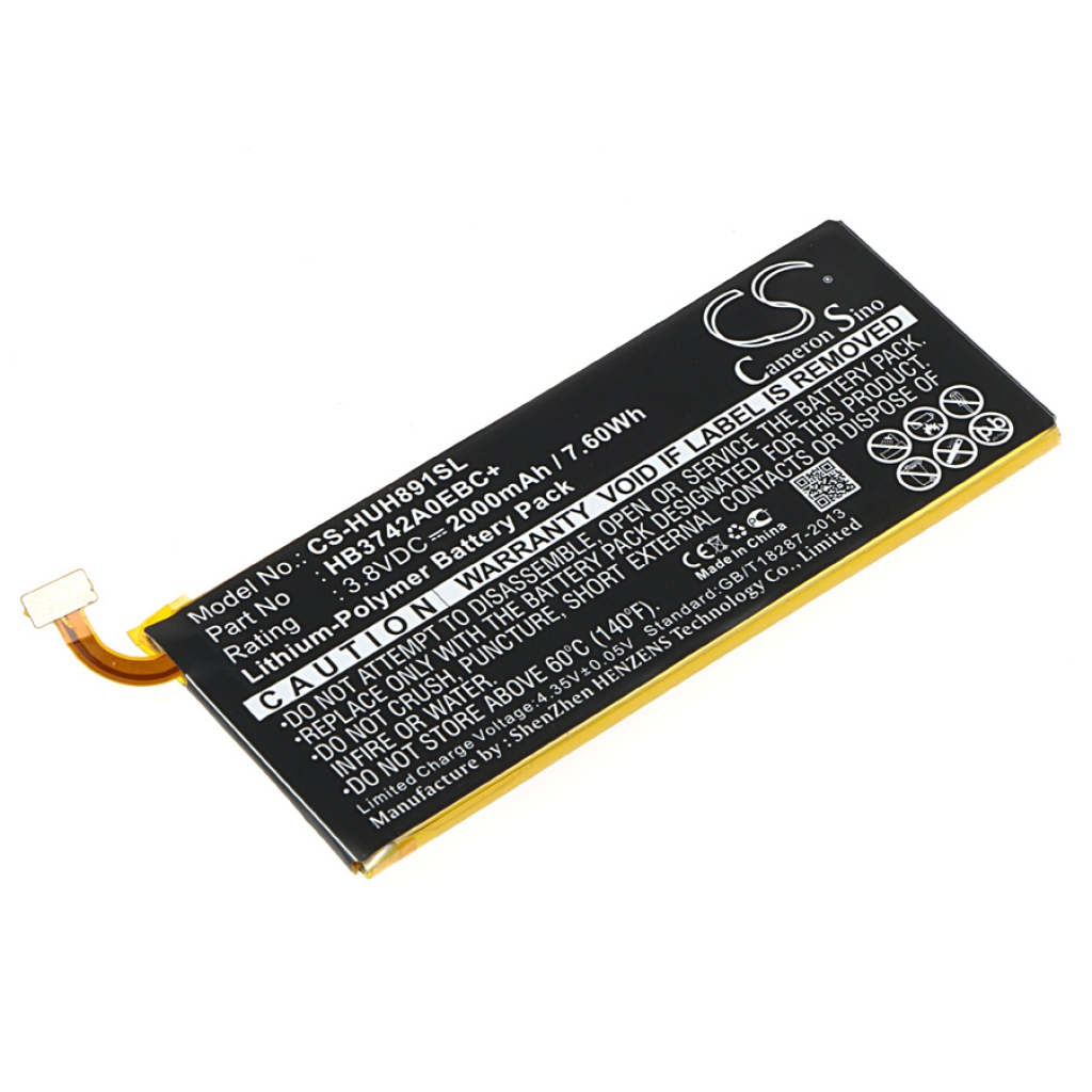 Batterier till mobiltelefoner Huawei CS-HUH891SL