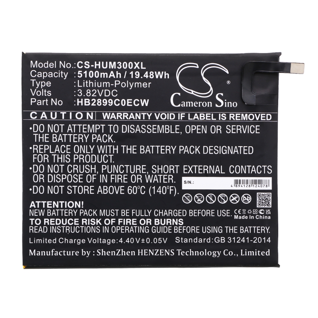 Battery Replaces HB2899C0ECW