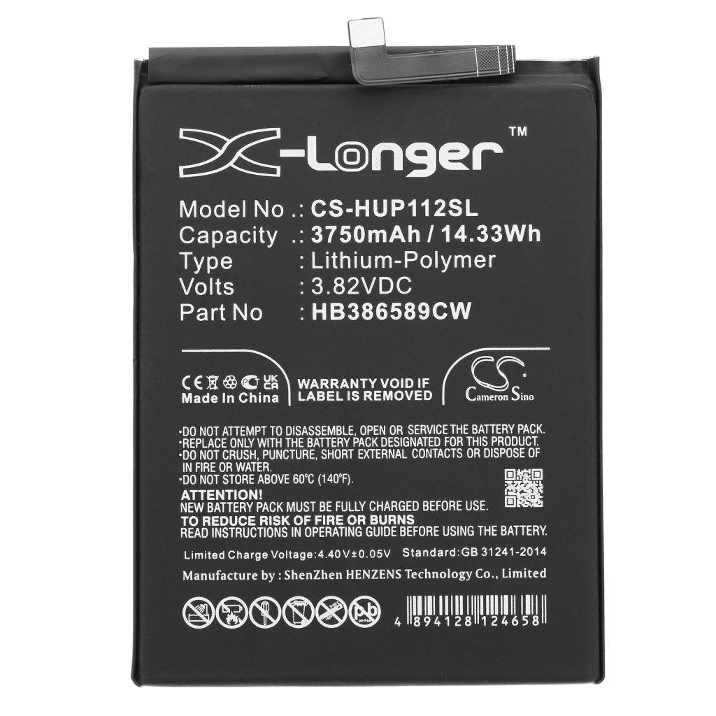 Batterier Ersätter SNE-LX1