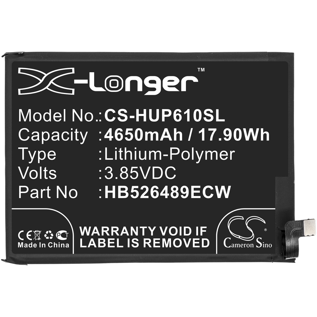 Batterier Ersätter HB526489ECW