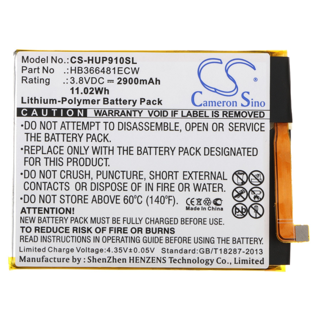 Batterier Ersätter Honor 5C