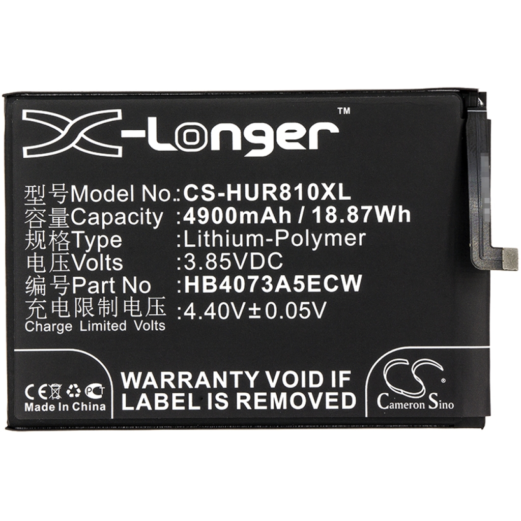 Compatible battery replacement for Huawei HB4073A5ECW