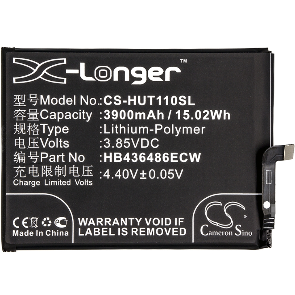 Batterier Ersätter RNE-LX1