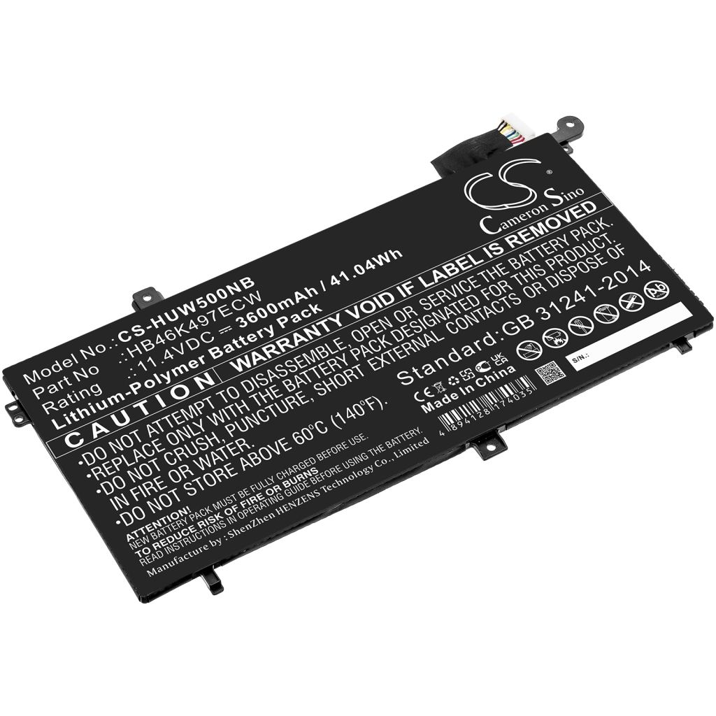 Batterier till bärbara datorer Huawei CS-HUW500NB