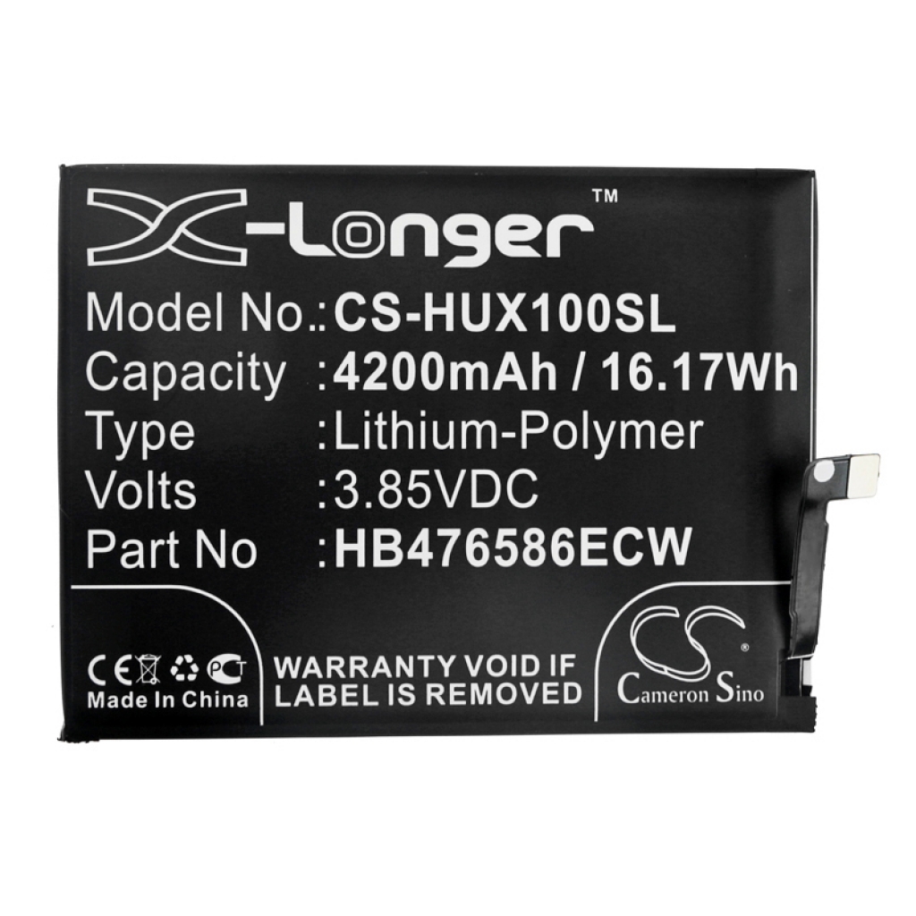 Batterier Ersätter Honor X10 5G