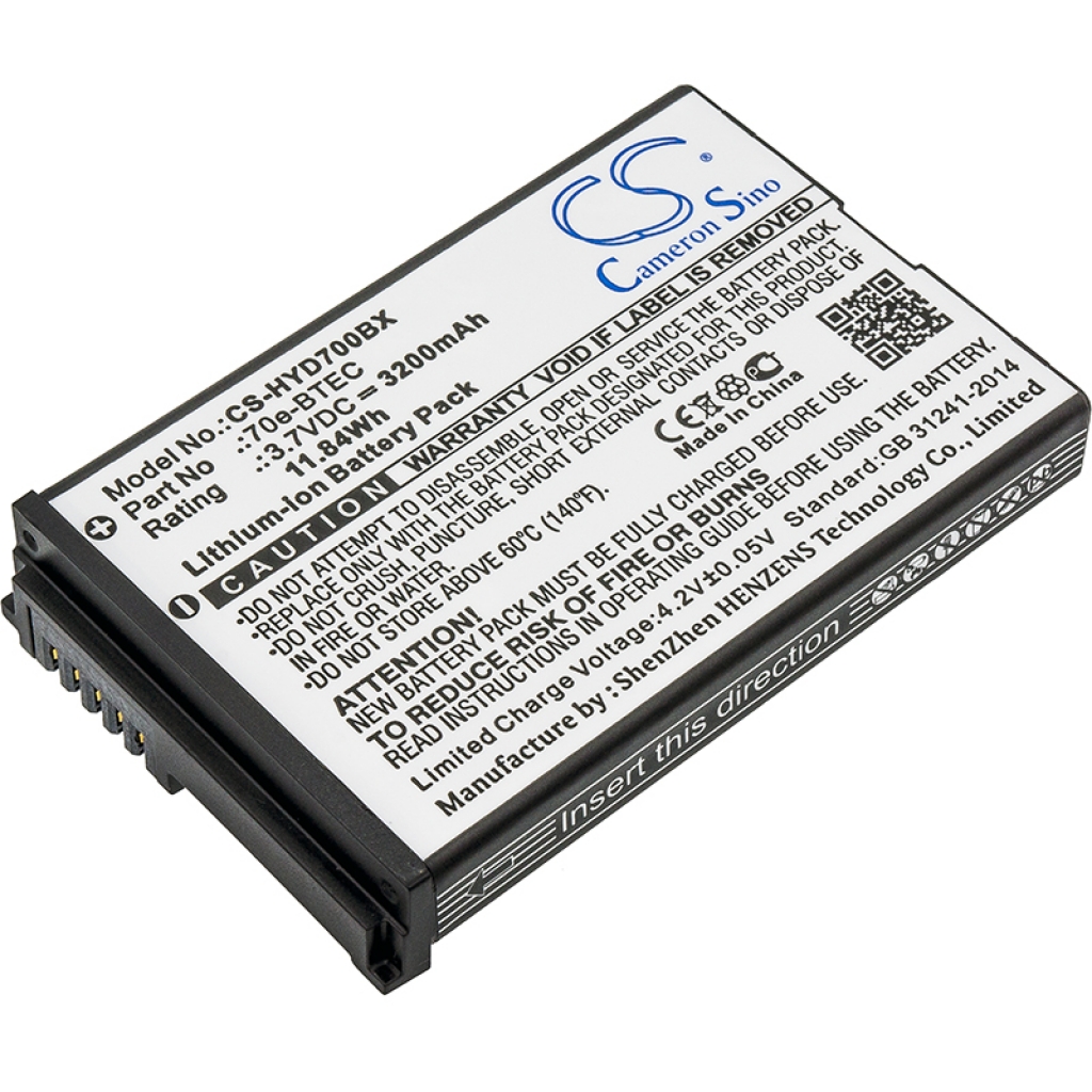 Batterier för skanner Dolphin CS-HYD700BX