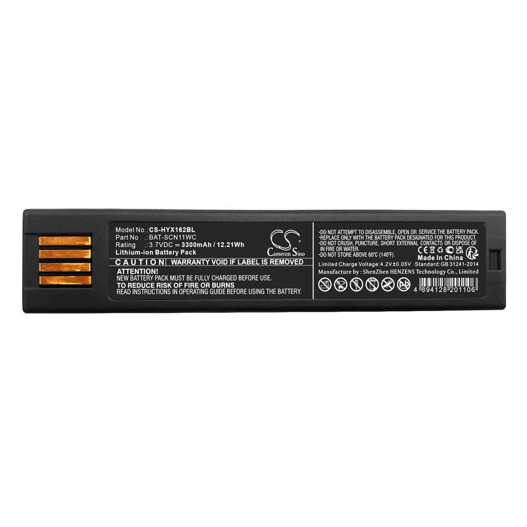 Batterier för skanner Honeywell CS-HYX162BL