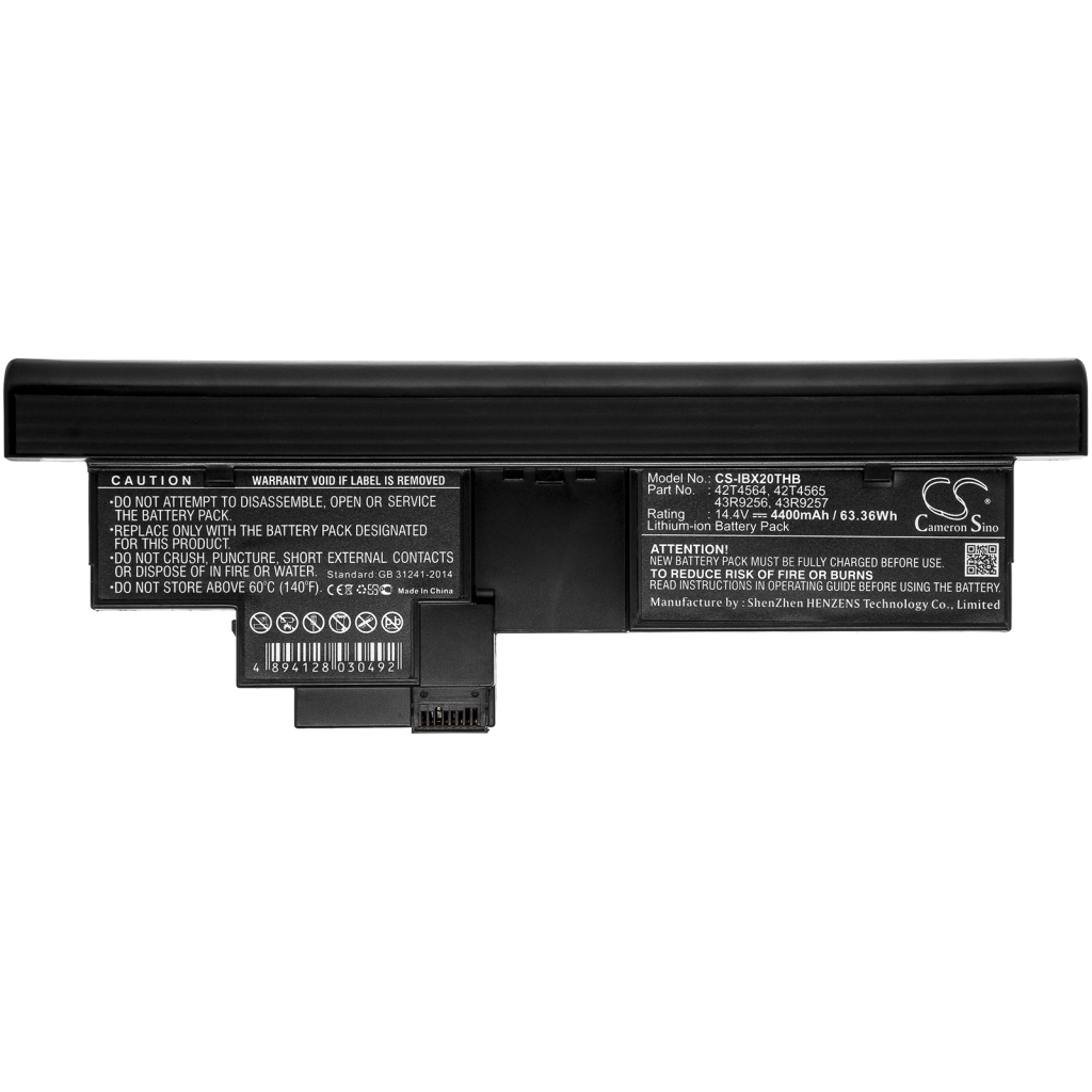 Batterier Ersätter ThinkPad X200 Tablet PC