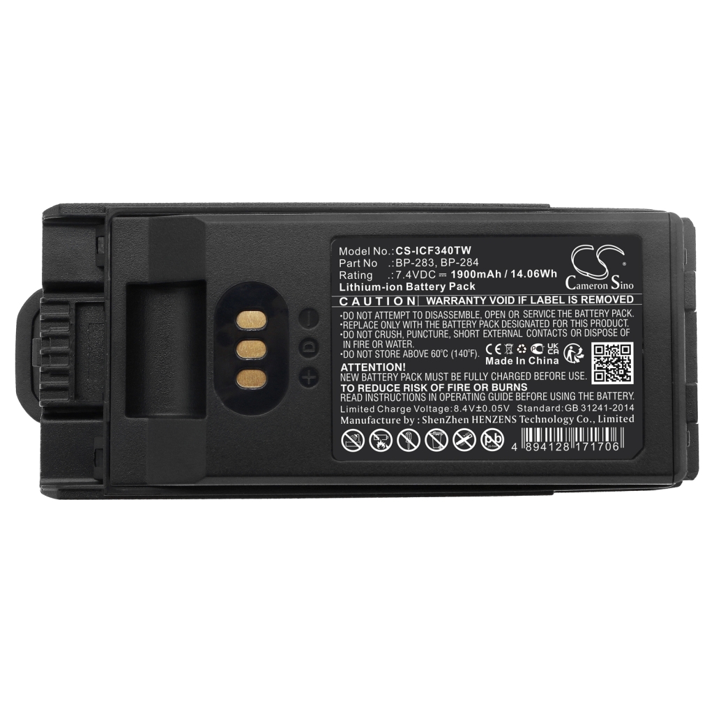 Two-Way Radio Battery Icom IC-F3400DT