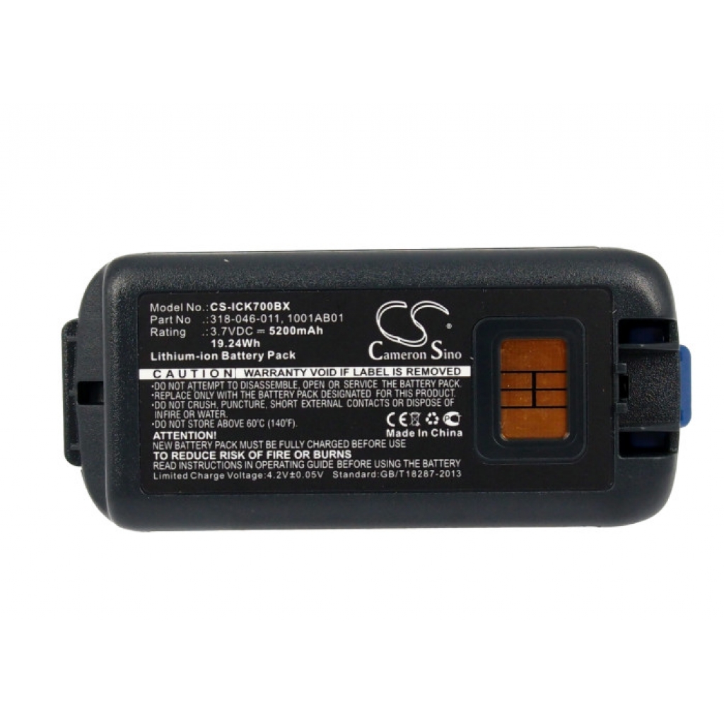 Batterier för skanner Intermec CS-ICK700BX