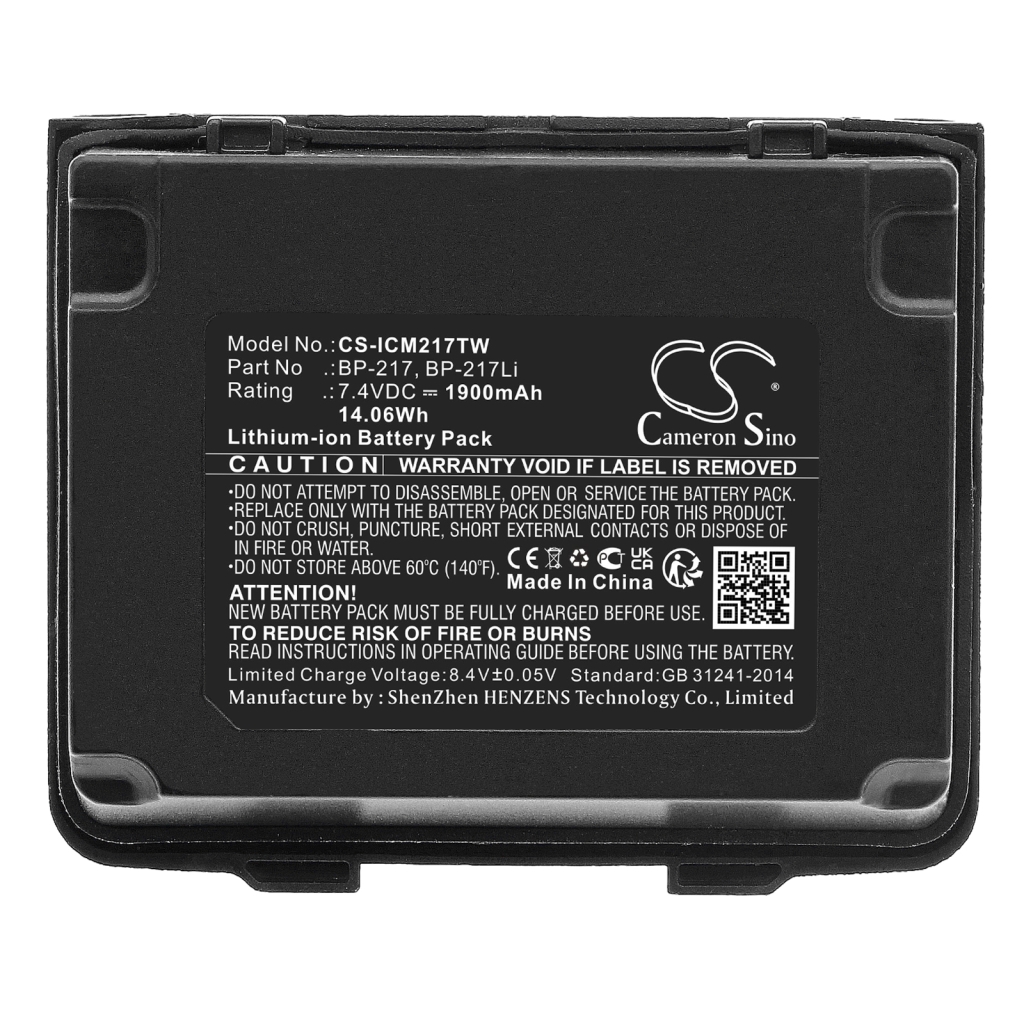 Batterier Ersätter IC-E91