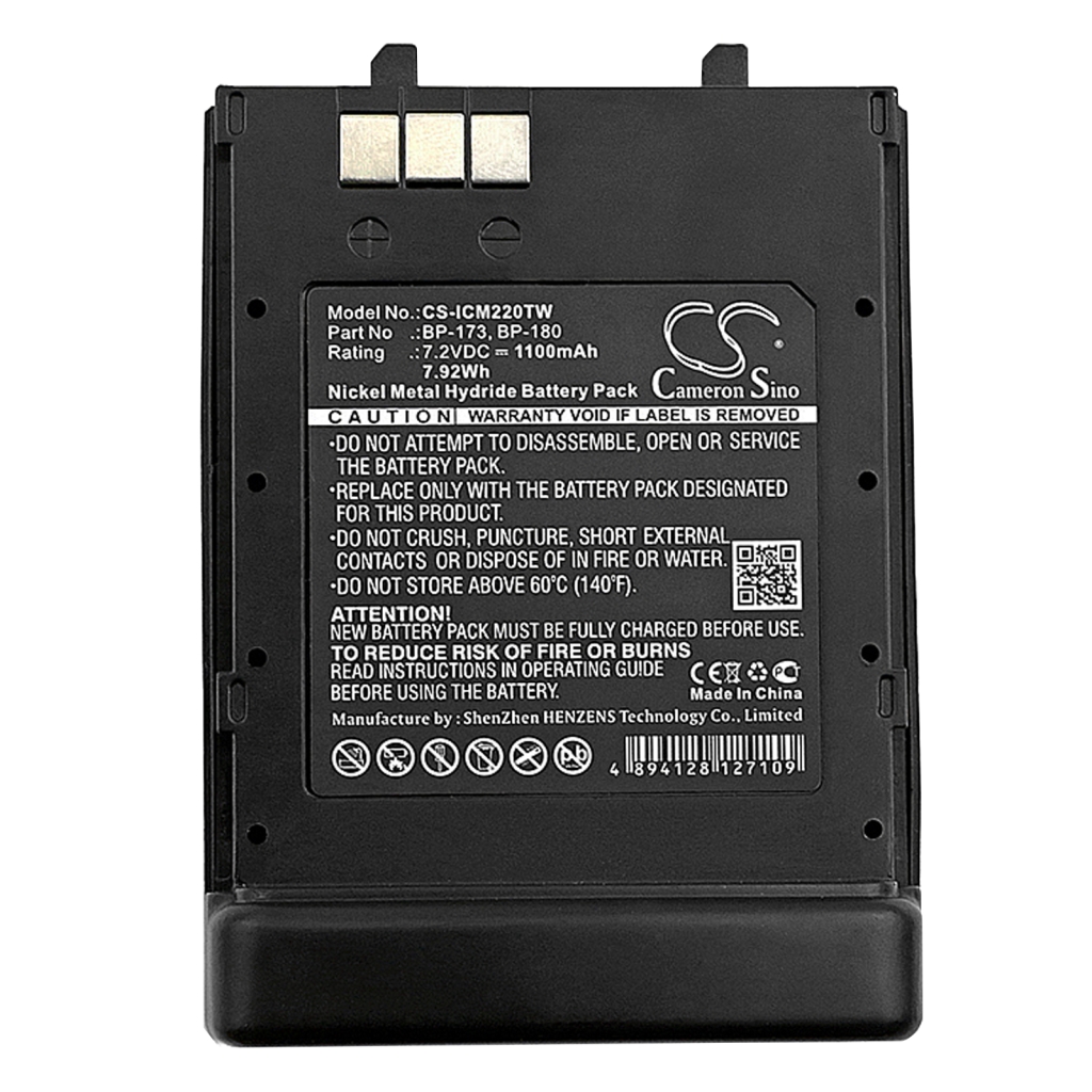 Batterier till radioapparater Icom CS-ICM220TW