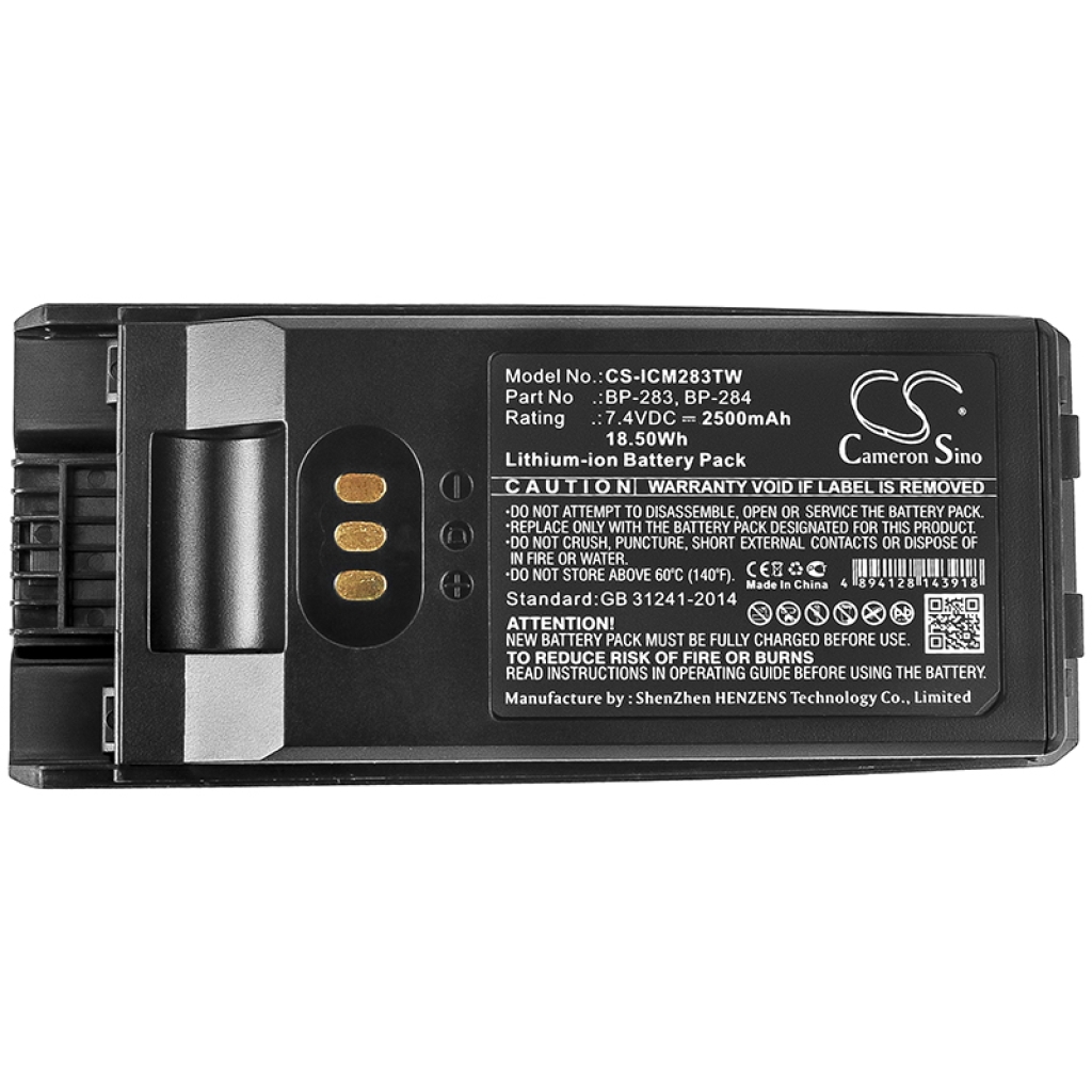 Batterier till radioapparater Icom CS-ICM283TW