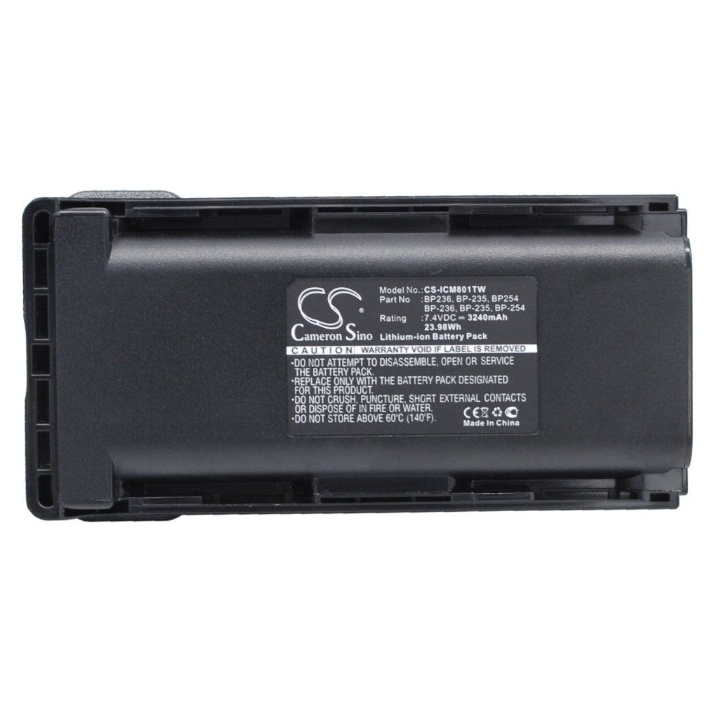 Batterier till radioapparater Icom CS-ICM801TW