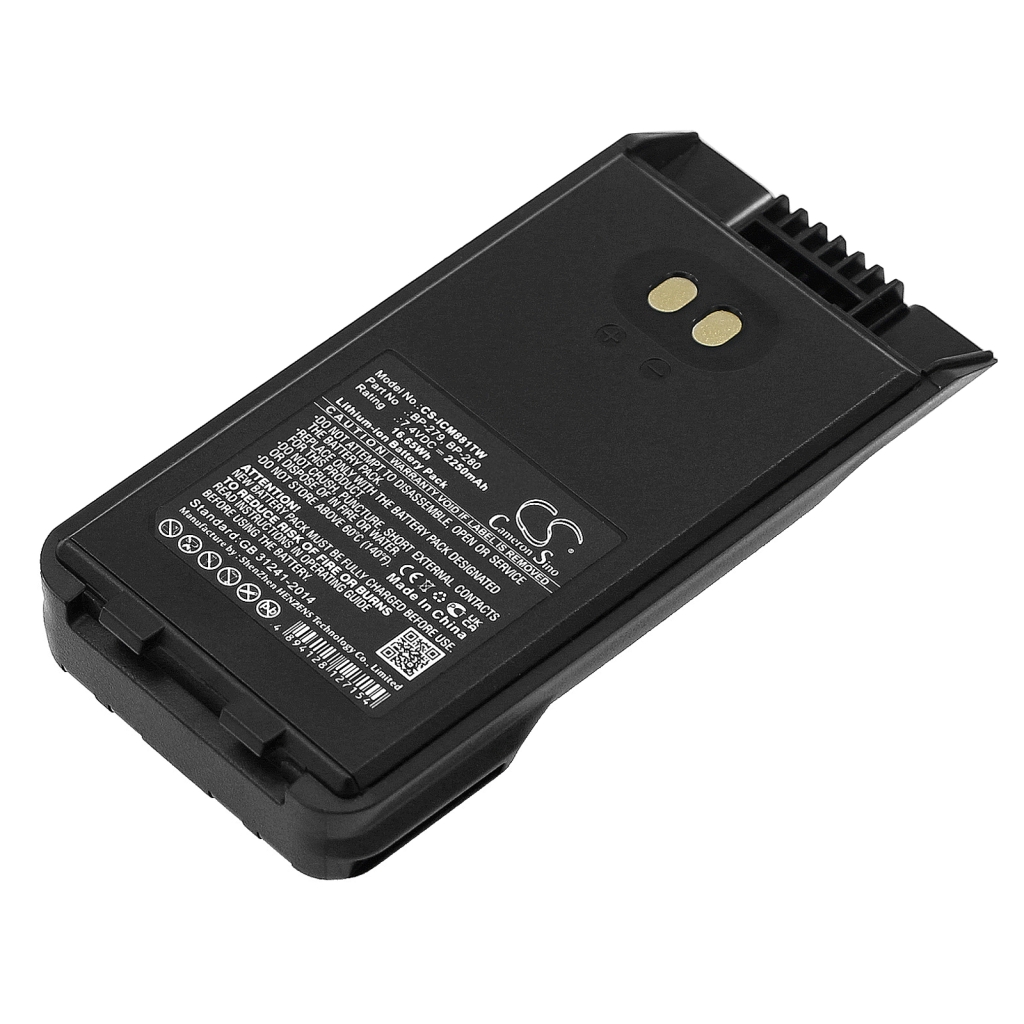 Two-Way Radio Battery Bearcom IC-F1000T