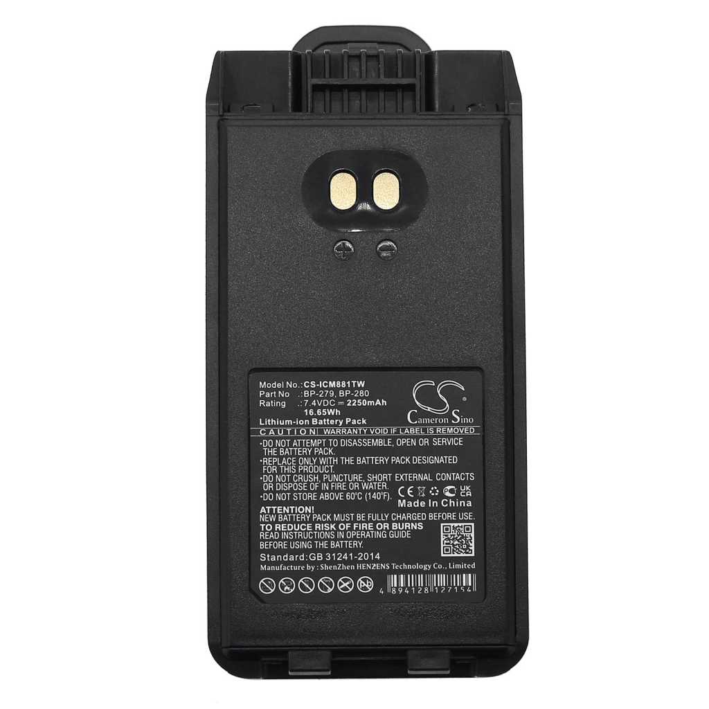 Two-Way Radio Battery Icom IC-F29DR