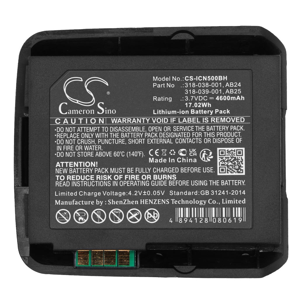 Batterier för skanner Intermec CS-ICN500BH