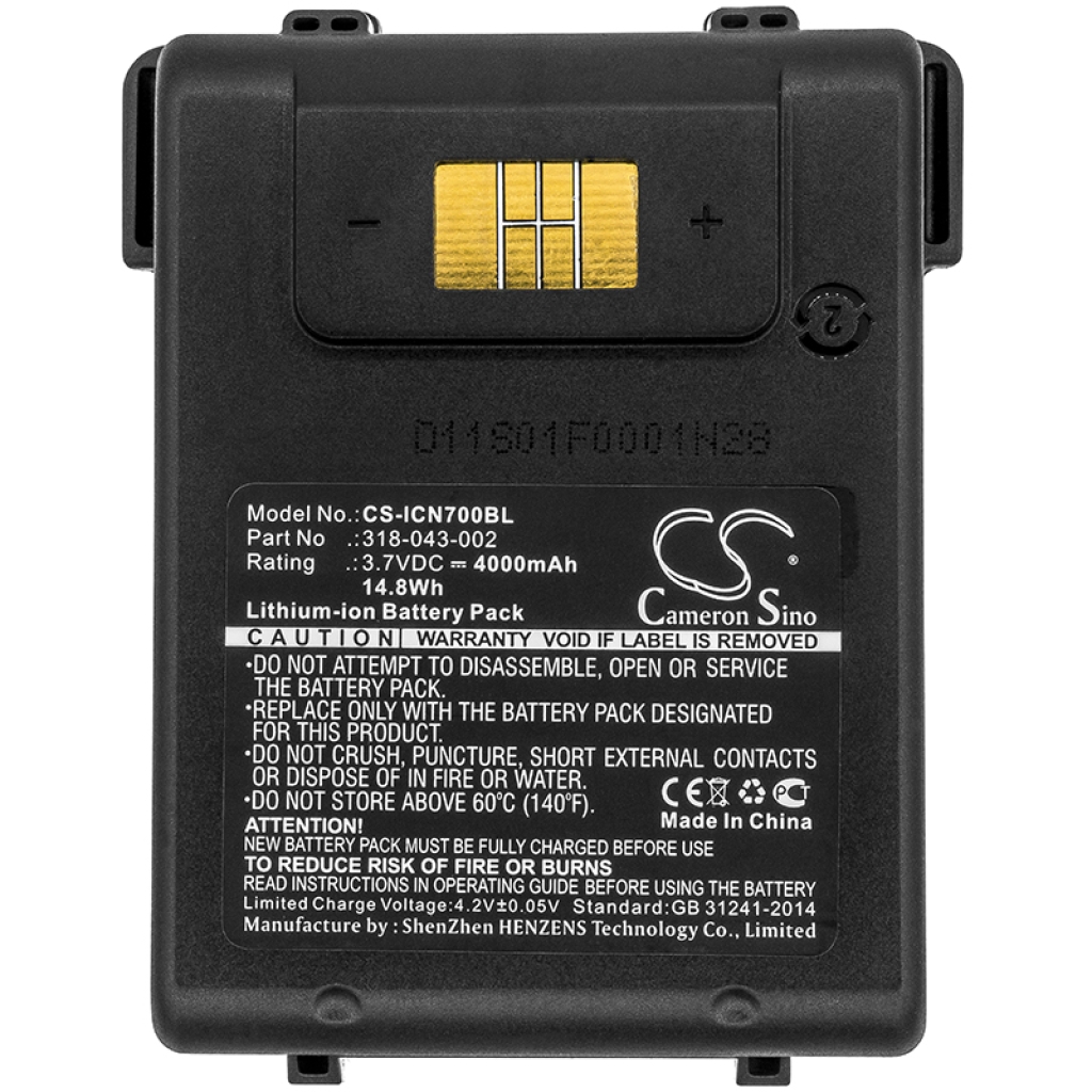 Batterier för skanner Intermec CS-ICN700BL
