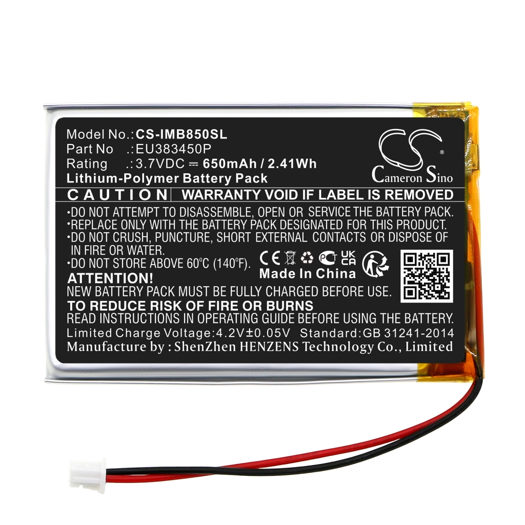 Battery Replaces EU383450P