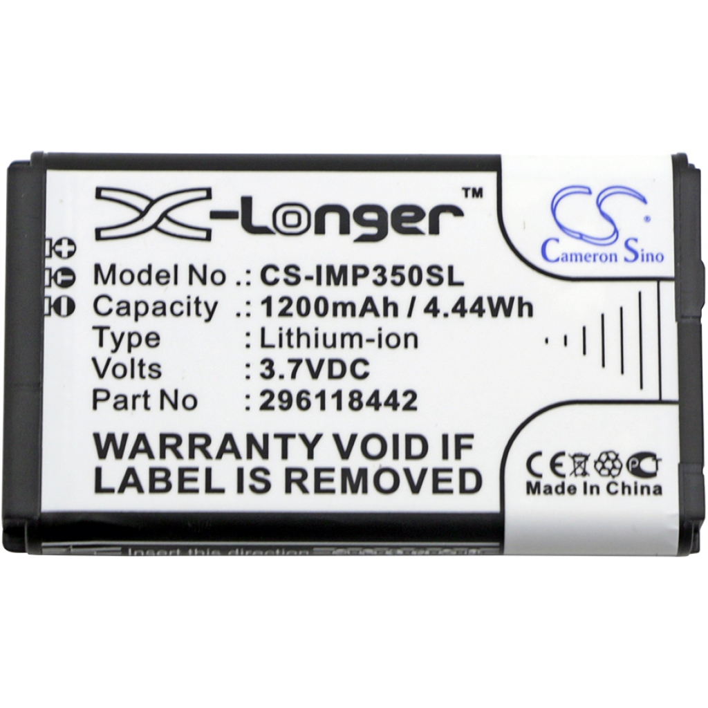 Batterier Ersätter IMP350-USBLU01A