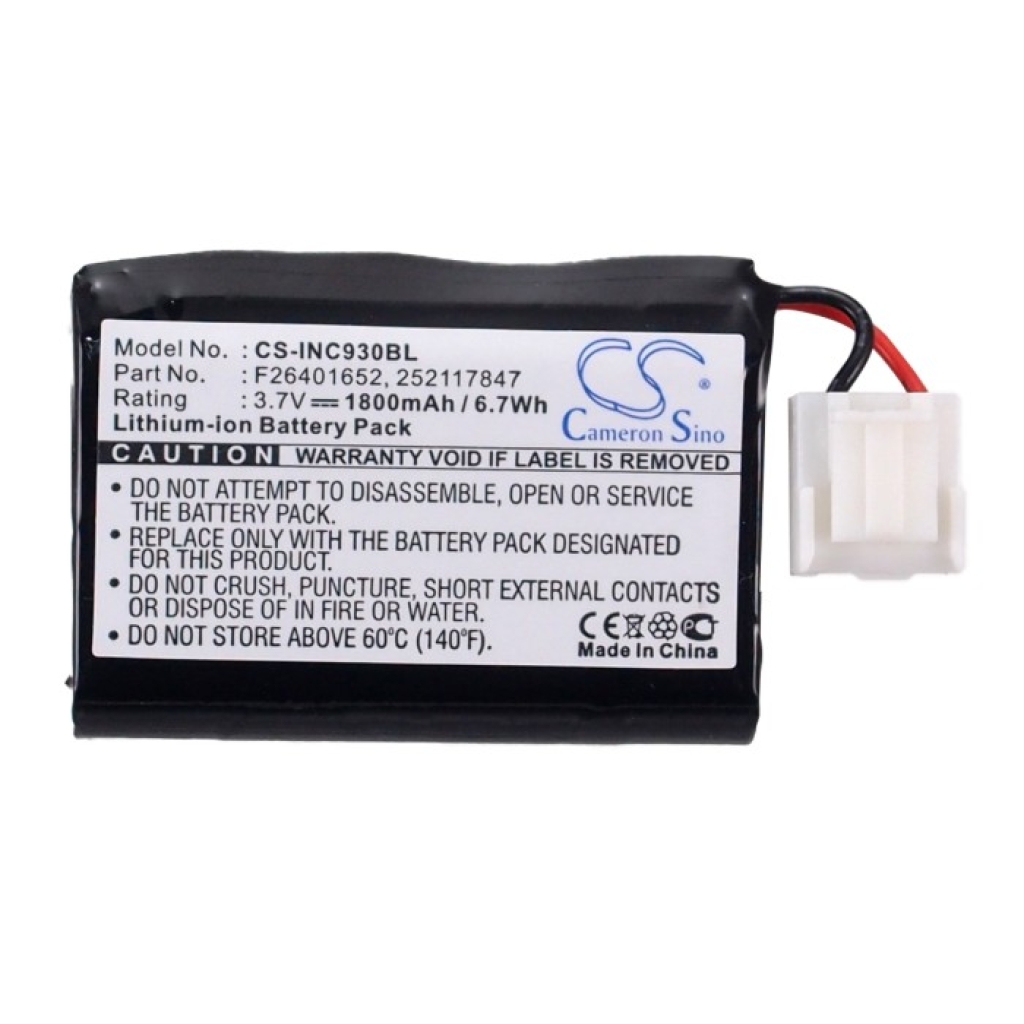 Batterier för betalningsterminaler Ingenico CS-INC930BL